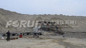 Usine d'enrichissement de l'or alluvial dans le Sichuan en Chine