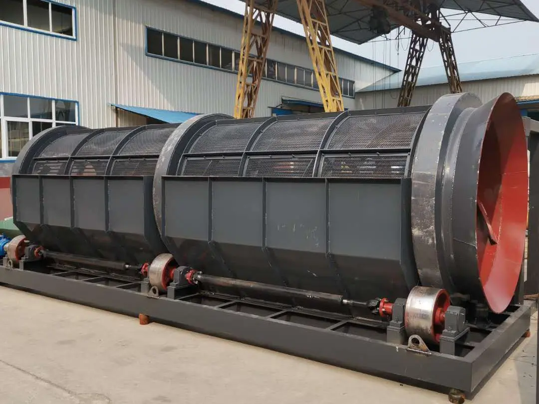 Trommel Screen for alluvial gold beneficiation