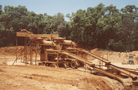 alluvial gold wash plant