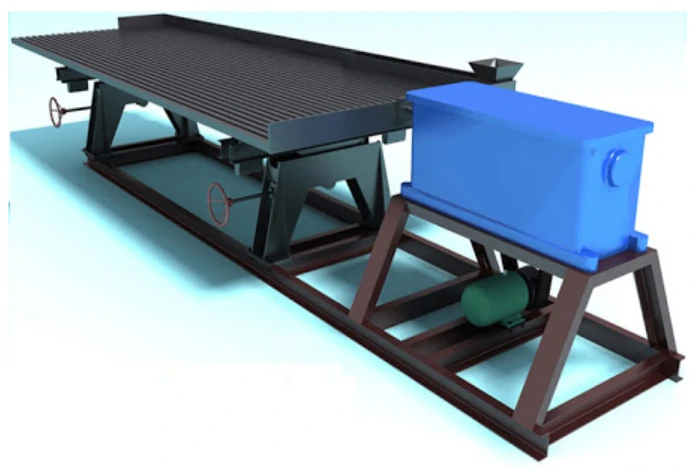 gravity beneficiation for gold with shaking table