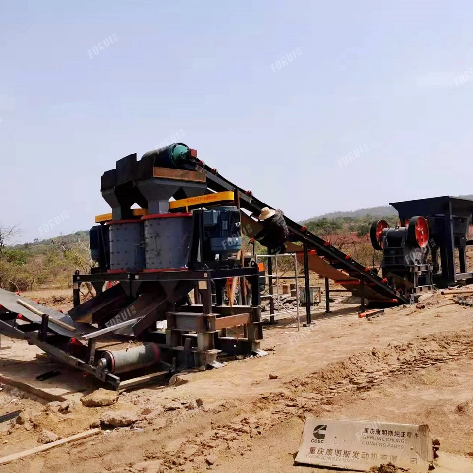 Guinea Alluvial Gold Processing 100TPH 11