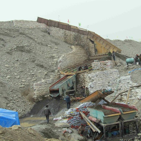 80tph Alluvial Gold Beneficiation Plant in Xinjiang
