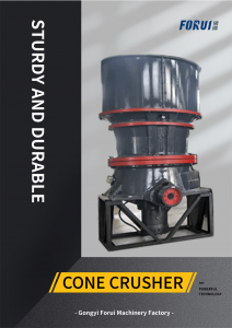 Single cylinder hydraulic cone crusher