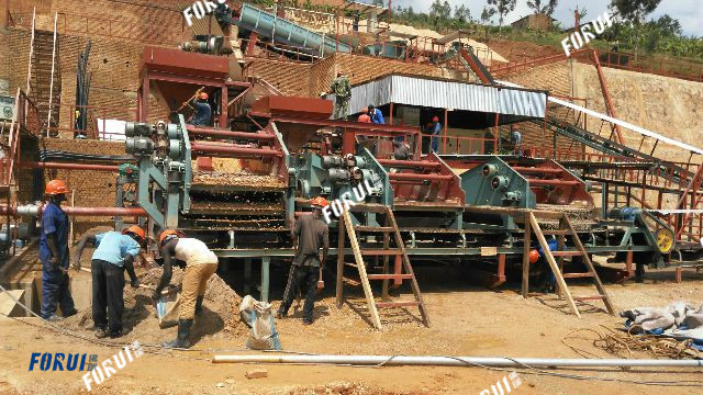 Customers in Rwanda are Processing Tantalum-niobium Ore Processing Products