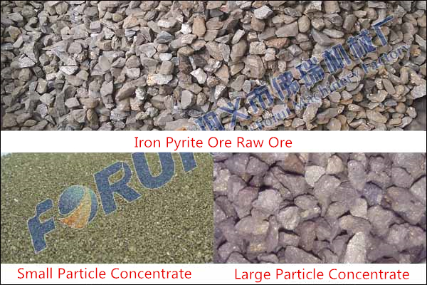 Result of Iron Pyrite Ore Beneficiation Plant