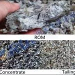 Le résultat de l’enrichissement gravitationnel de la wolframite