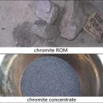 Concentré obtenu à partir de l'enrichissement de la chromite