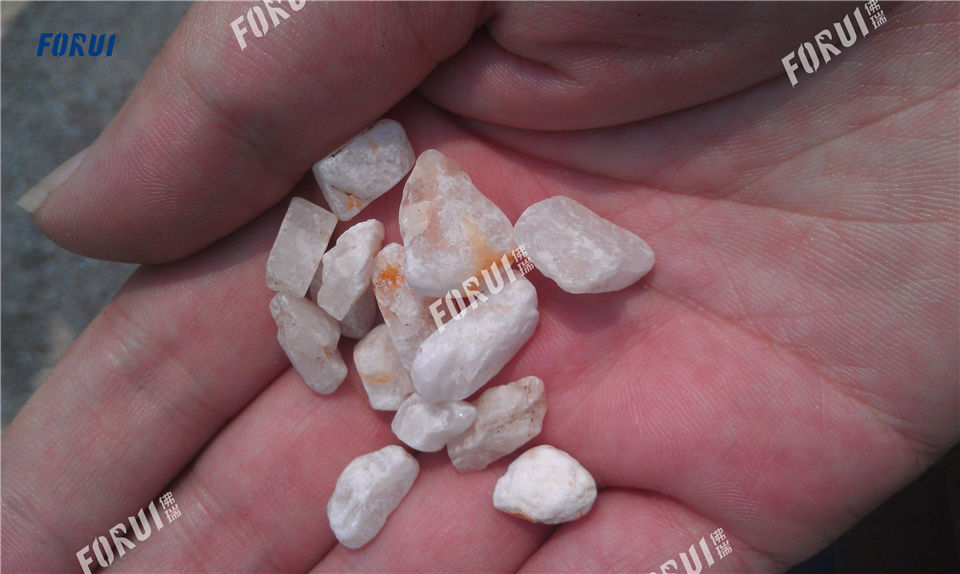 Concentrate of barite obtained after beneficiation