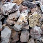 Minerai de fer symbiotique de magnétite et de limonite