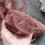 Nuestro ingeniero de beneficio está triturando mineral de hematita de Pakistán