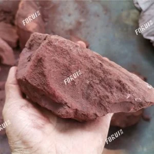 Notre ingénieur d'enrichissement concasse du minerai d'hématite du Pakistan