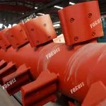 Broche de laveuse de bûches