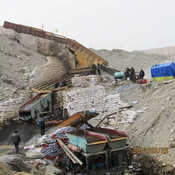 Alluvial Gold Beneficiation Plant in Xinjiang1