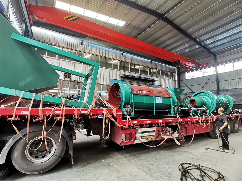 Delivered a copper slag processing line to Europe