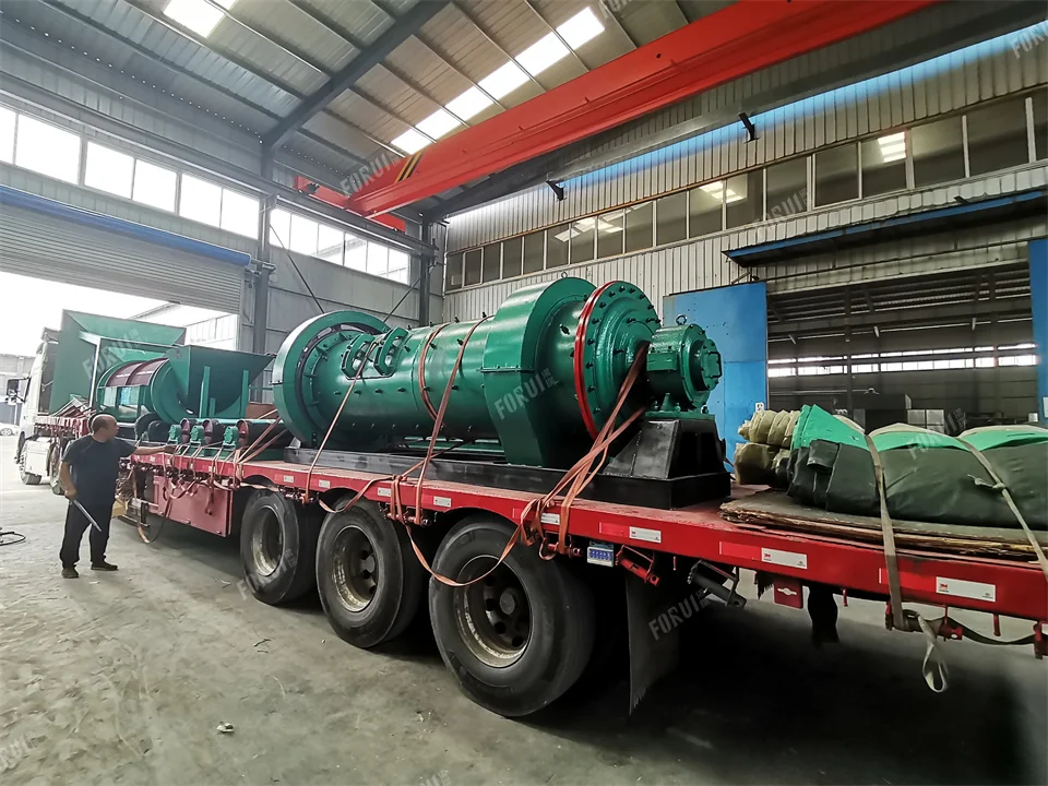 Delivered a copper slag processing line to Europe