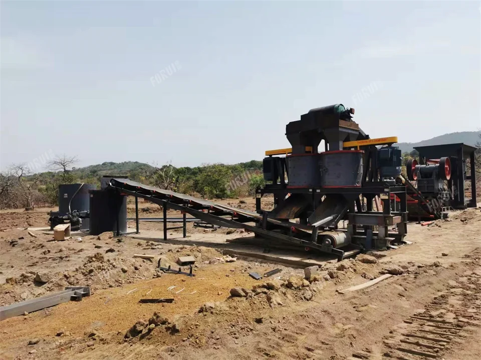 100TPH Gold Wash Plant in Guinea