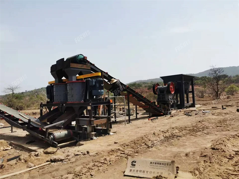 100TPH Gold Wash Plant in Guinea