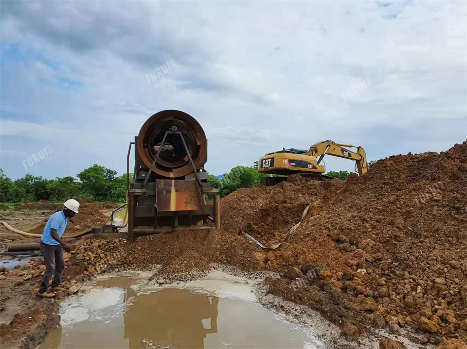 100TPH Gold Wash Plant in Guinea