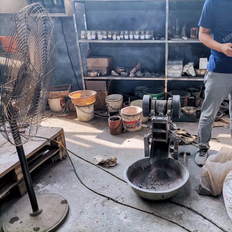 Magnetite Processing Experiment, South America - Crushing