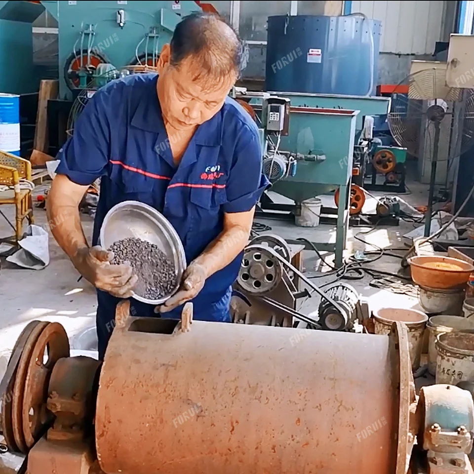 Magnetite Processing Experiment, South America - Grinding