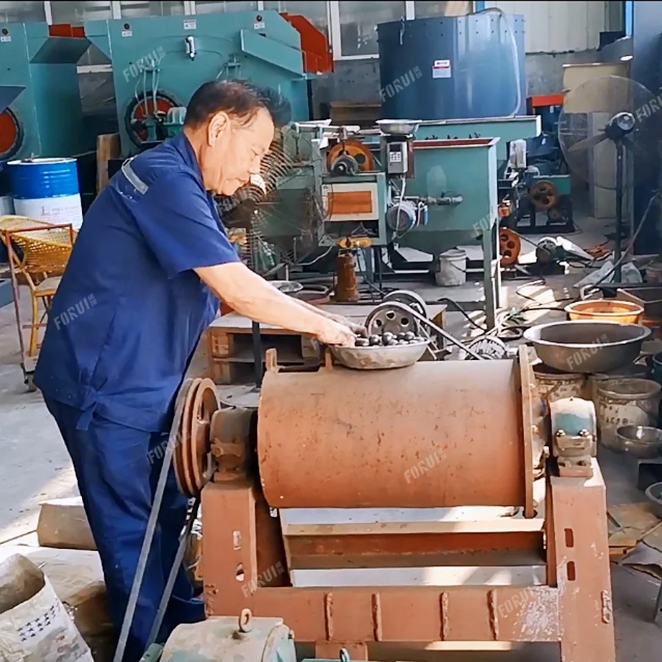 Magnetite Processing Experiment, South America - Grinding
