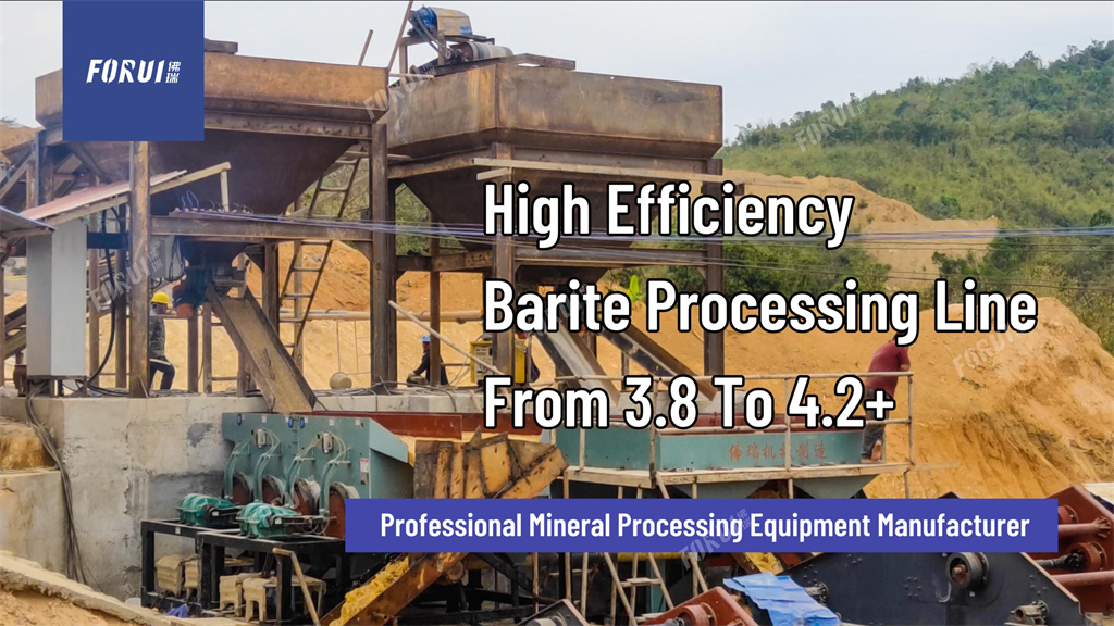 High Efficiency Barite Mineral Processing Line