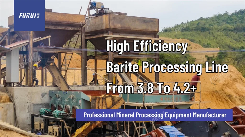 High Efficiency Barite Mineral Processing Line